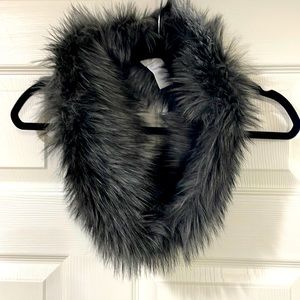 Cabi Grey Foxy Scarf, Faux Fur,  style #3308